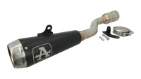 Slip-on rear silencer Arrow Pro Race Black Line