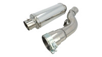 Slip-on rear silencer Hurric Supersport