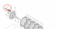 Screw clutch mounting Yamaha OEM