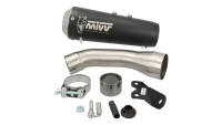 Slip-on rear silencer MIVV XM1 black