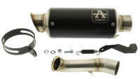 Slip- On rear silencer Arrow GP2 Black Line