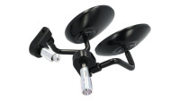 Handlebar end mirror set