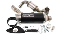 Slip- On rear silencer Arrow Thunder Black Line