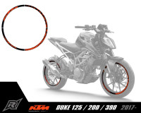 Rim edge sticker Radical Racing Licensed by KTM