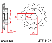 Pinion JT-Sprockets