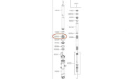 Dust cap fork seal Kawasaki OEM