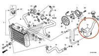 Expansion tank cooling system Honda OEM