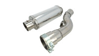 Slip-on rear silencer Hurric Supersport