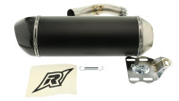 Slip-On exhaust silencer Radical Racing Half Carbon