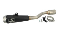 Slip-on rear silencer Arrow Pro Race Black Line