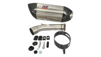 Slip-on rear silencer MIVV Suono stainless steel