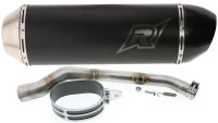 Slip-On exhaust system Radical Racing Half Carbon