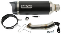 Slip- On rear silencer Arrow Thunder Black Line Carbon