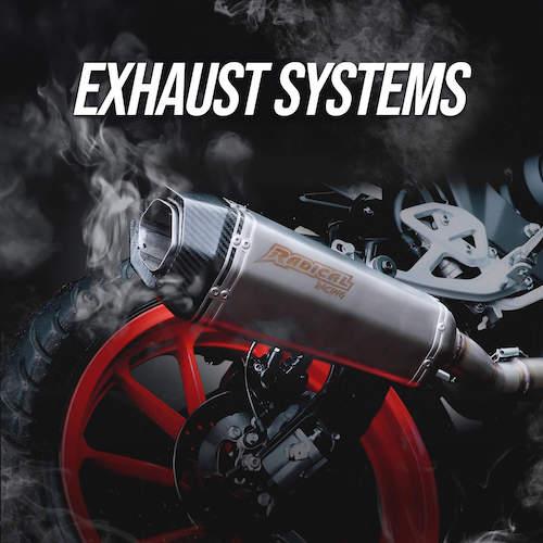 125 motorcycle exhaust system muffler