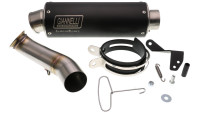 Slip-On exhaust silencer Giannelli X-Pro Dark Line