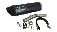 Slip-on rear silencer GPR EVO4 Furore Poppy