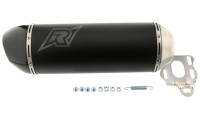 Exhaust Rear Muffler Radical Racing Half-Carbon